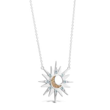 Dune - Sterling Silver - Luna Beam Ocean City Beach Sand Necklace