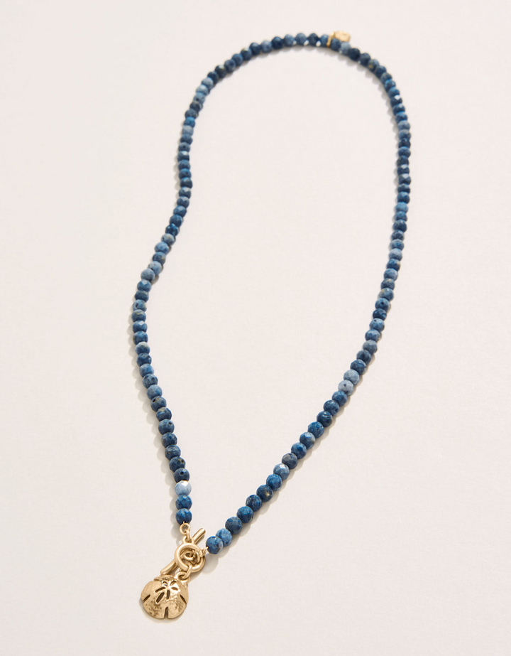 CALM WATERS NECKLACE 17" BLUE