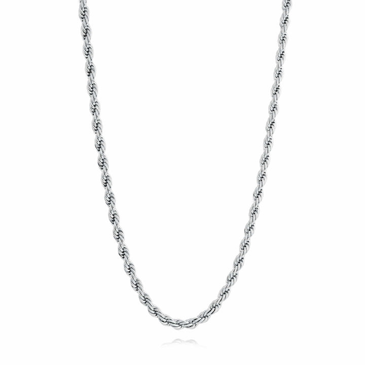 Italgem Steel - Silver IP S. Steel 3mm 24" Rope Chain