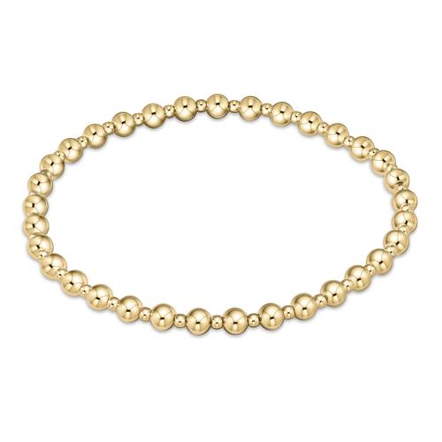 enewton - Classic Grateful Pattern 4mm Gold-Filled Bracelet (Standard 6.25")