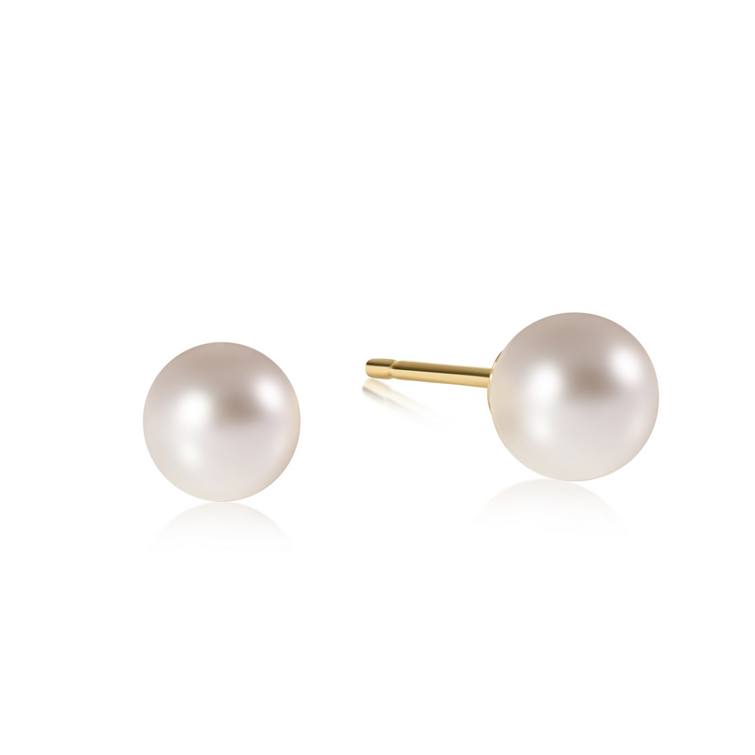 enewton - 14k gold-filled - Classic Ball 8mm Pearl Stud Earrings