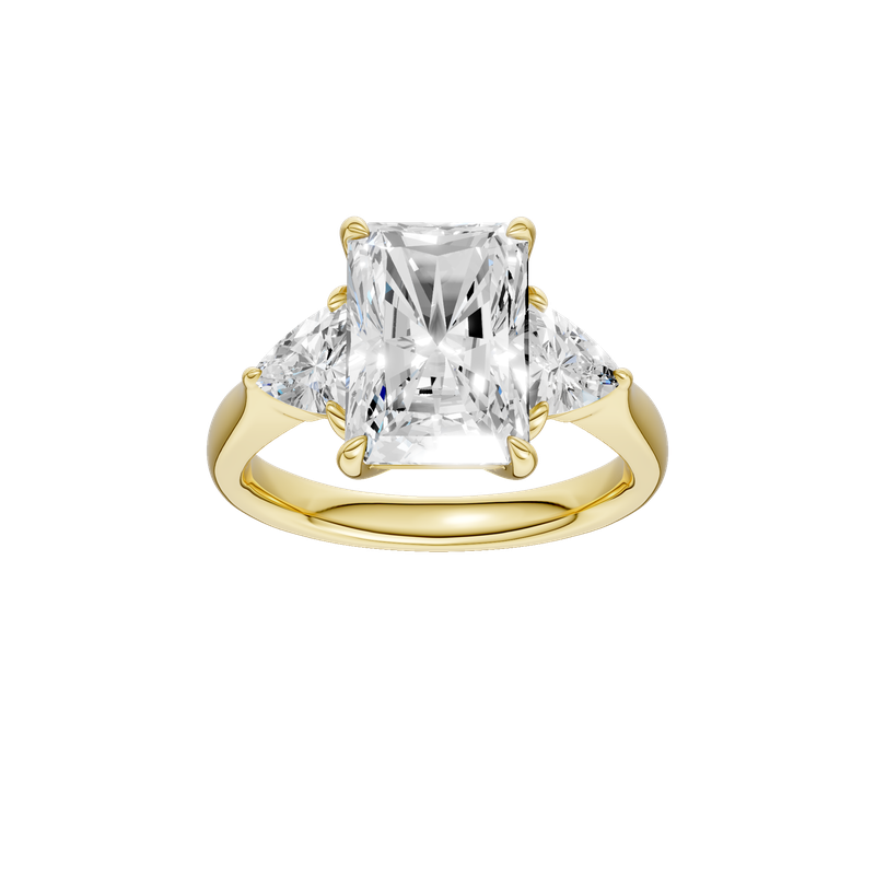 14k Yellow Gold 3.00ct - 3.66ctw Lab Grown Diamond Ring