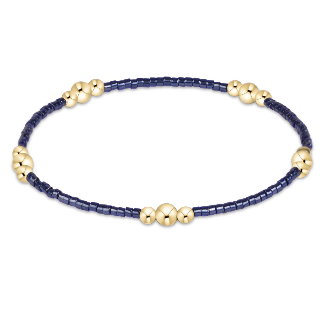enewton - Hope Purpose Navy Gold-Filled Bracelet (Standard 6.25")