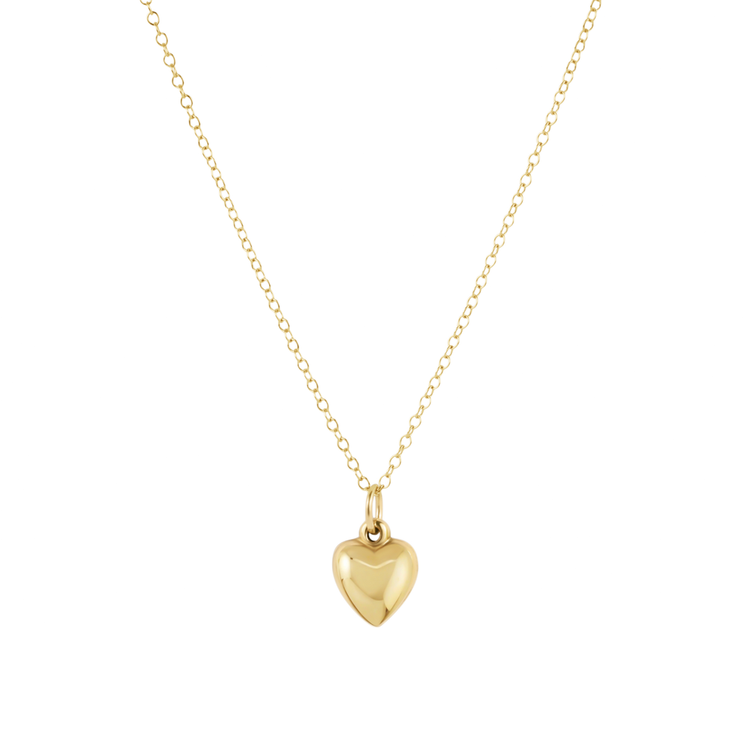 enewton - 14k gold-filled - Love Plush Heart Necklace 16"