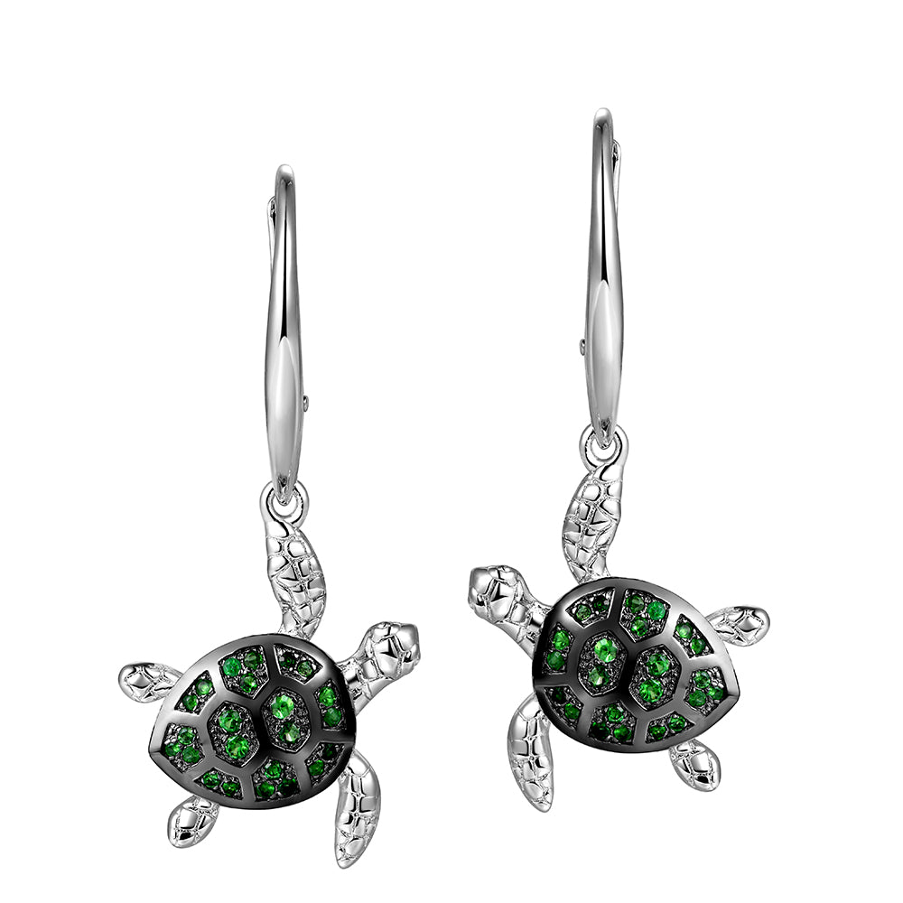 SS 925 Turtle Earrings; 46TS0.