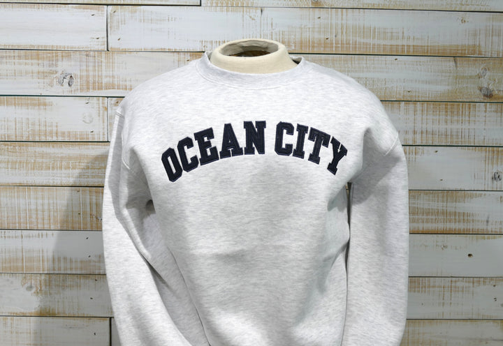 Long Sleeve Crew Neck Sweatshirt - Grey (Medium)