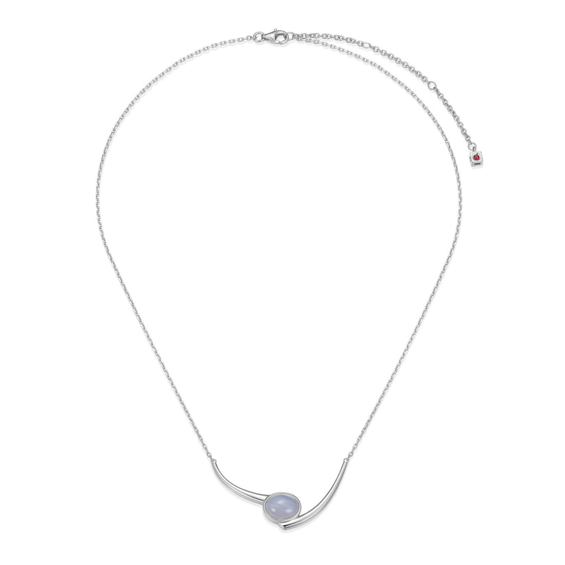 Sterling Silver Blue Lace Agat