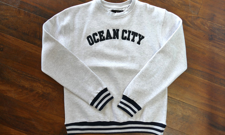 Long Sleeve Crew Neck Sweatshirt - Grey (Large)