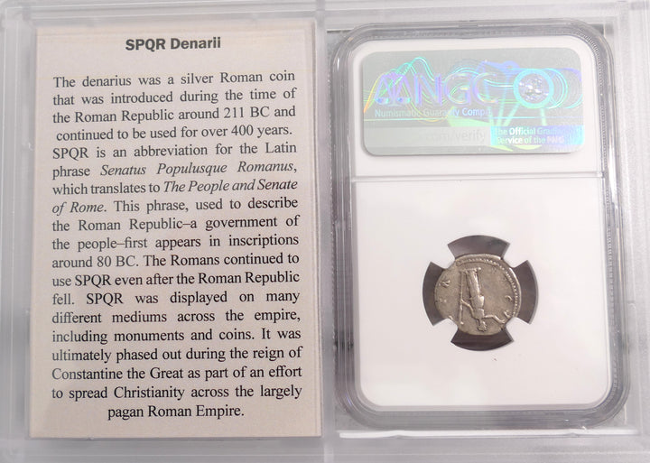 ROMAN EMPIRE 138-140/1 AD AR DENARIOUS