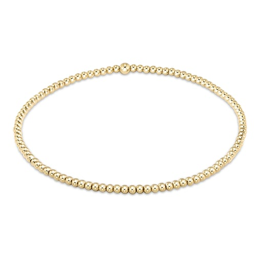 enewton - Classic Bead Bracelet Classic Gold 2mm Bead Bracelet Gold-Filled Bracelet (Standard 6.25")