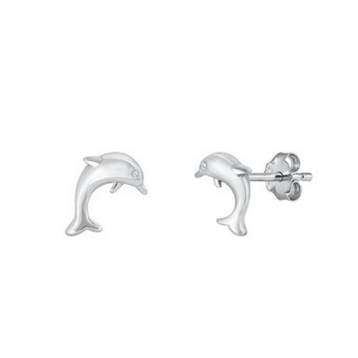 SS Dolphin Earrings