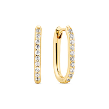 CAPRIANA EARRINGS CZ YG