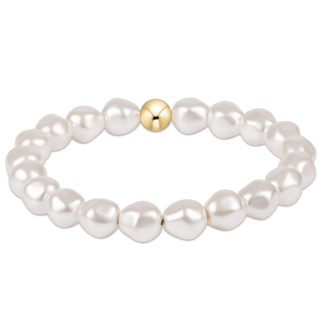 enewton - 14k gold-filled - Classic Admire - Faceted Pearls 8mm Bracelet