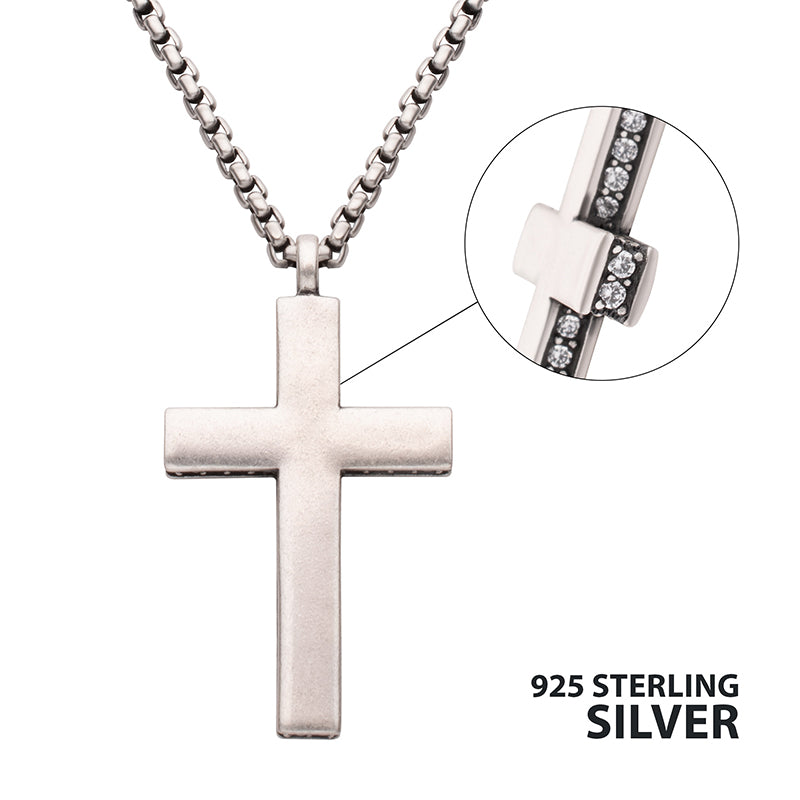 925 Sterling Silver Side Gem C
