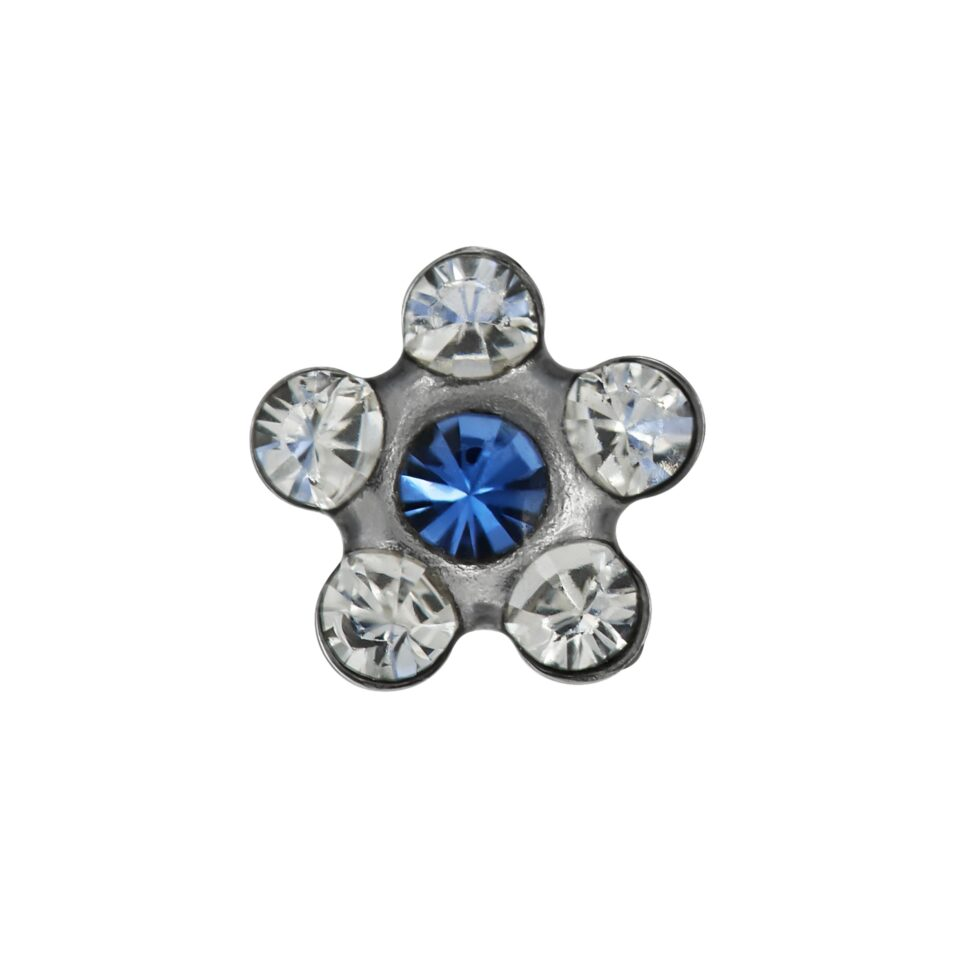 SS FLOWER CLEAR / LT BLUE