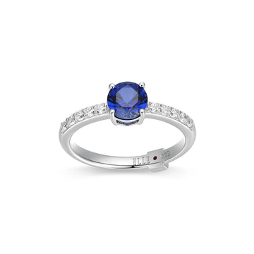 SS DUCHESS LAB BL SAPPH RING +