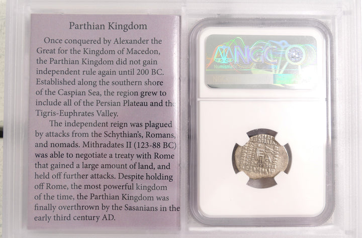 GREEK PARTHIAN KINGDOM 10-38 AD AR DRACHUM Mint