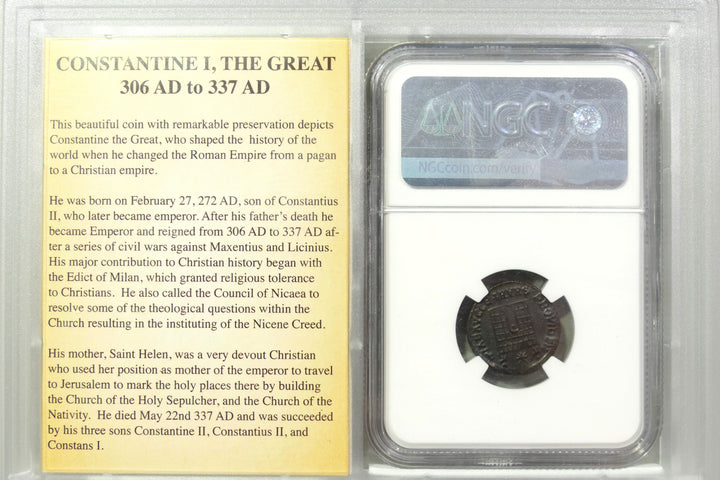 "Constantine Bi Nummus Coins" Roman Empire 307-337 AD  AU