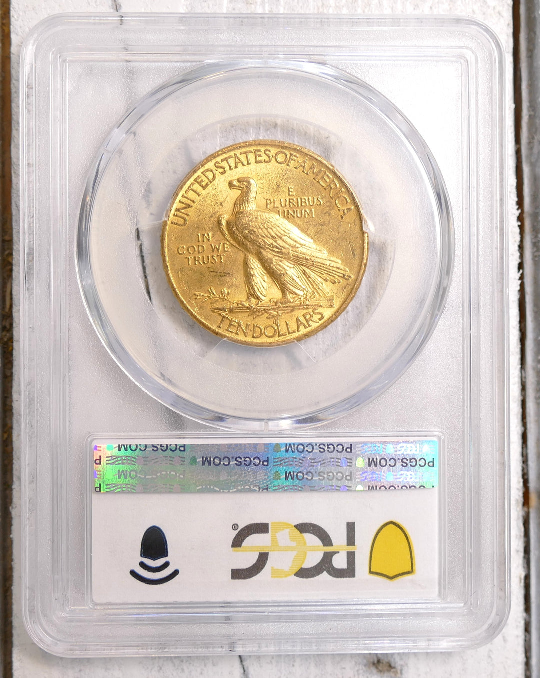US 1908 $10 Motto Gold Coin Philadelphia Mint
