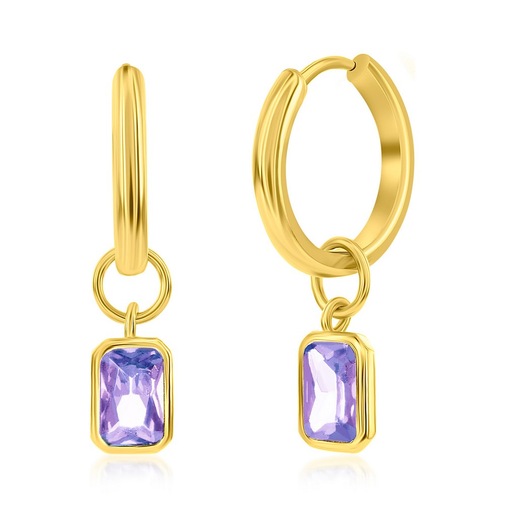 Sterling Silver, 'June' Rectan