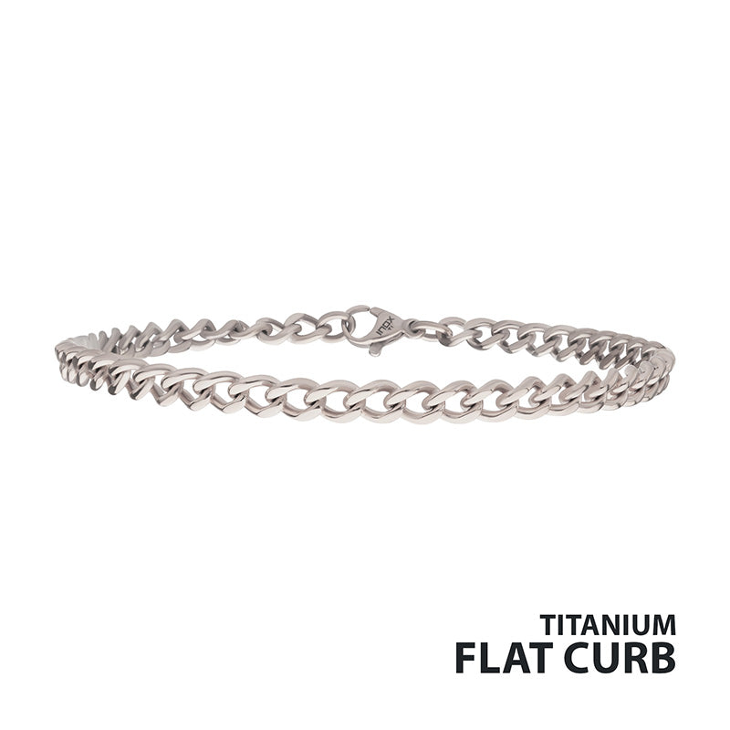 4.35mm Titanium Flat Curb Chai