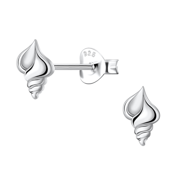 SS Conch Shell Earrings
