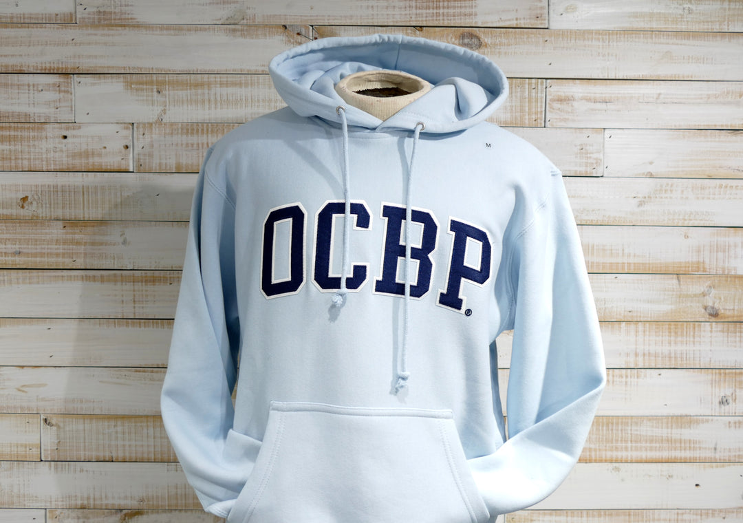 Long Sleeve Hooded OCBP Sweatshirt - Light Blue (Medium)