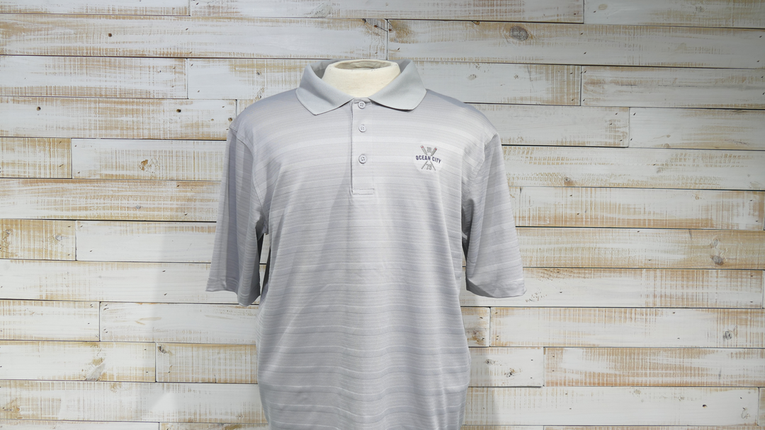 Champion - Short Sleeve Polo Shirt - Gray (Extra Large)
