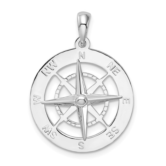 SS Rhod Polished Nautical Comp
