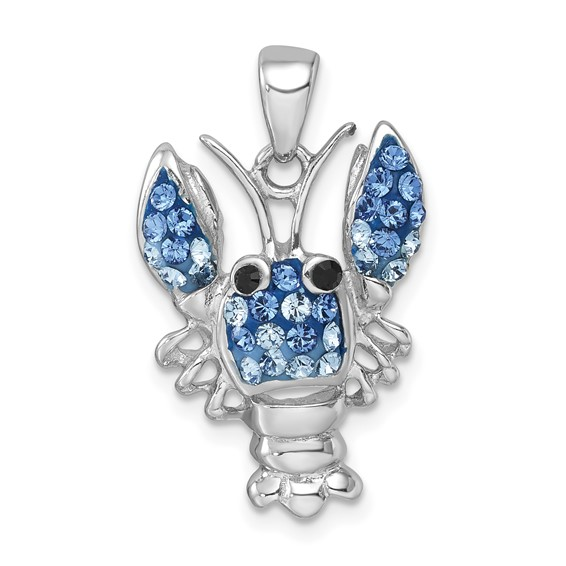 Sterling Silver Rhodium-Plated