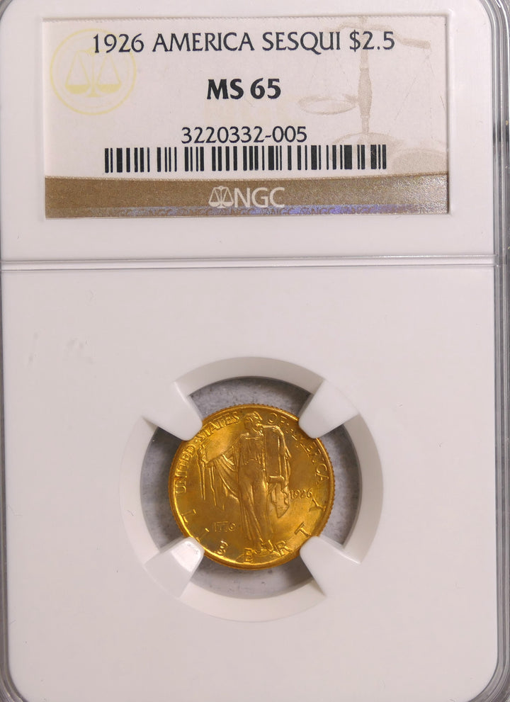 U.S  Sesquicentennial 1926 Quarter Eagle Philadelphia Mint MS65