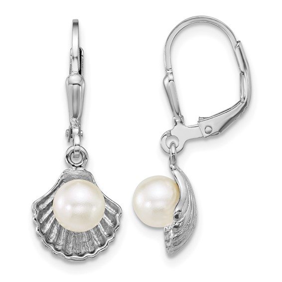 Sterling Silver Rhodium-Plated