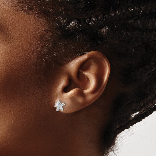 Sterling Silver Rhodium-Plated