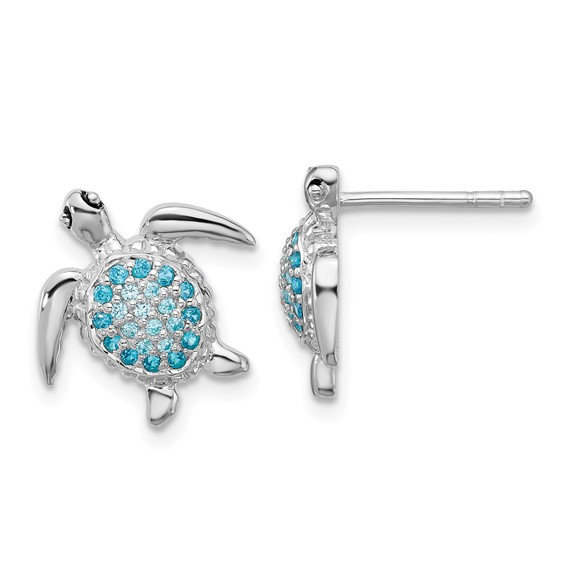 Sterling Silver Rhodium-Plated