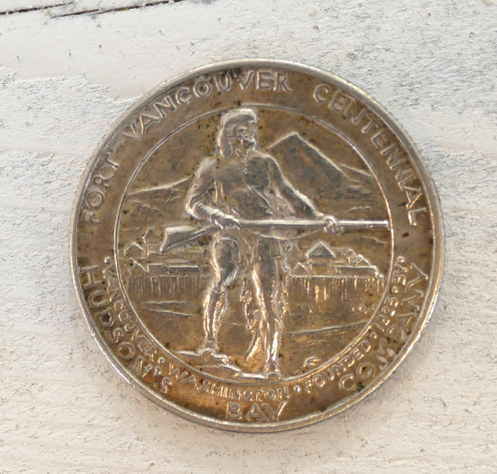 FORT VANCOUVER  COMEMERATIVE 1925 50C Philadelphia Mint UNGRADED MS 62