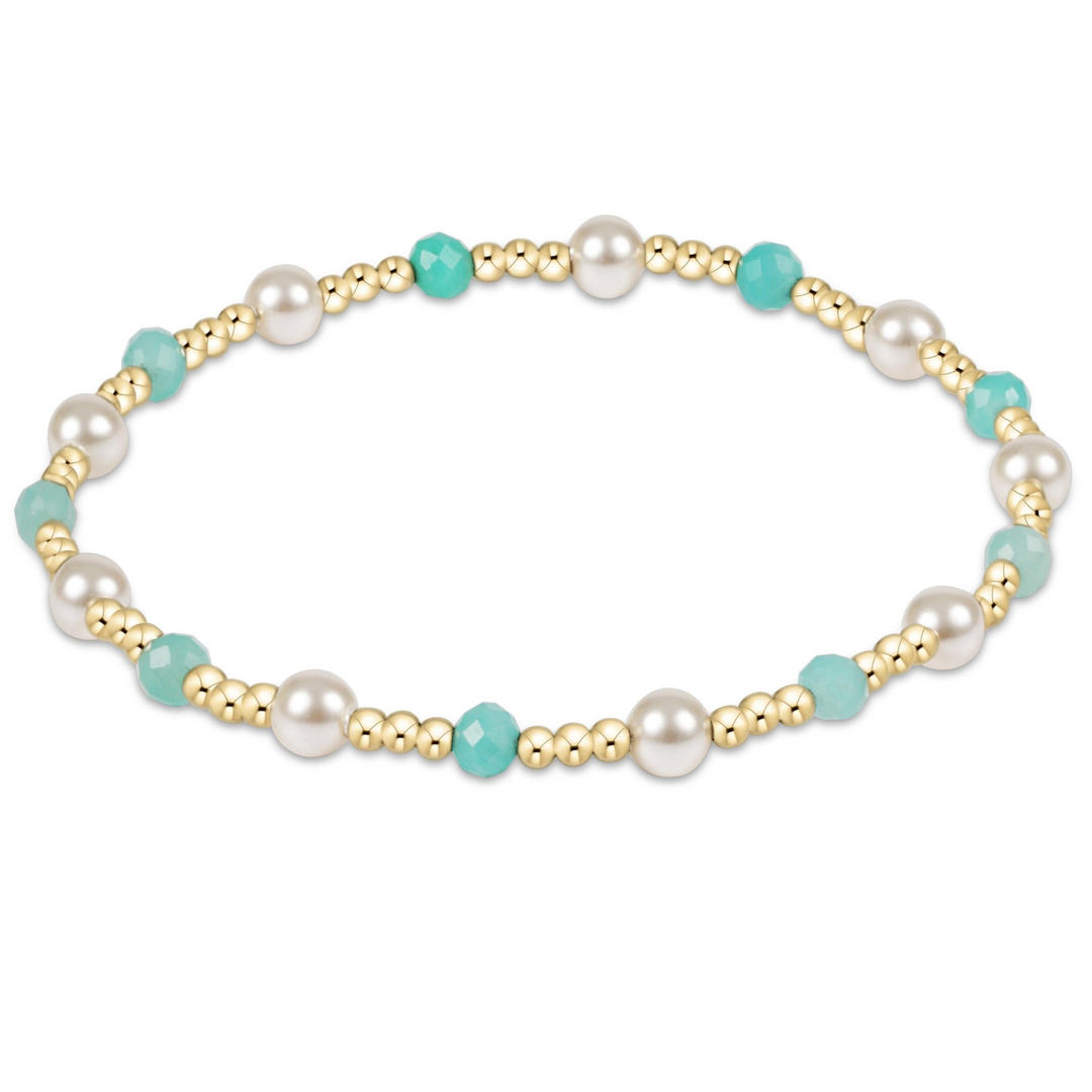 enewton - Sincerity Pearl 4mm - Amazonite Gold-Filled Bracelet (Standard 6.25")