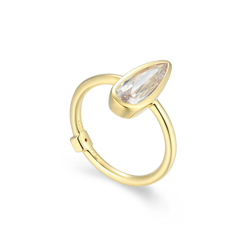 Sterling Silver Gold Plated Lu