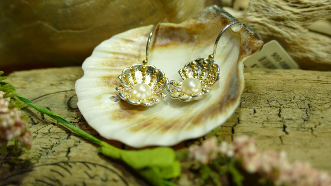 Sterling Silver and 22K Gold V