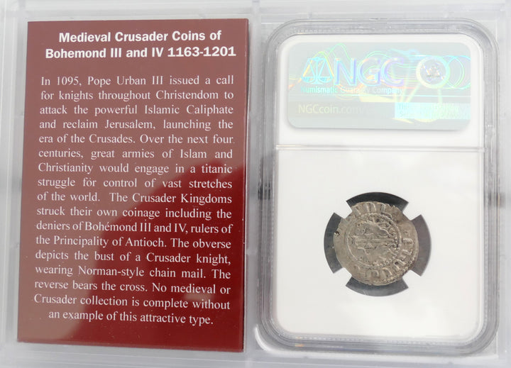 CRUSADER COIN ARMENIA 1198-1219 AD AR TRAM