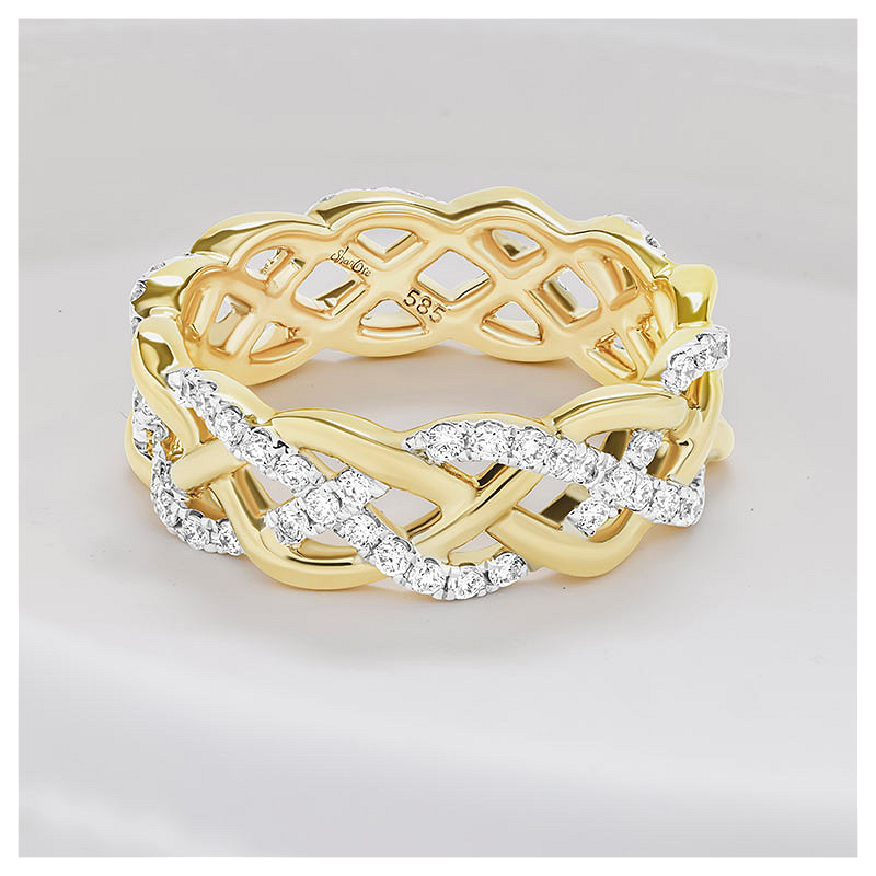 14kt Yellow Gold Lab Diamond C