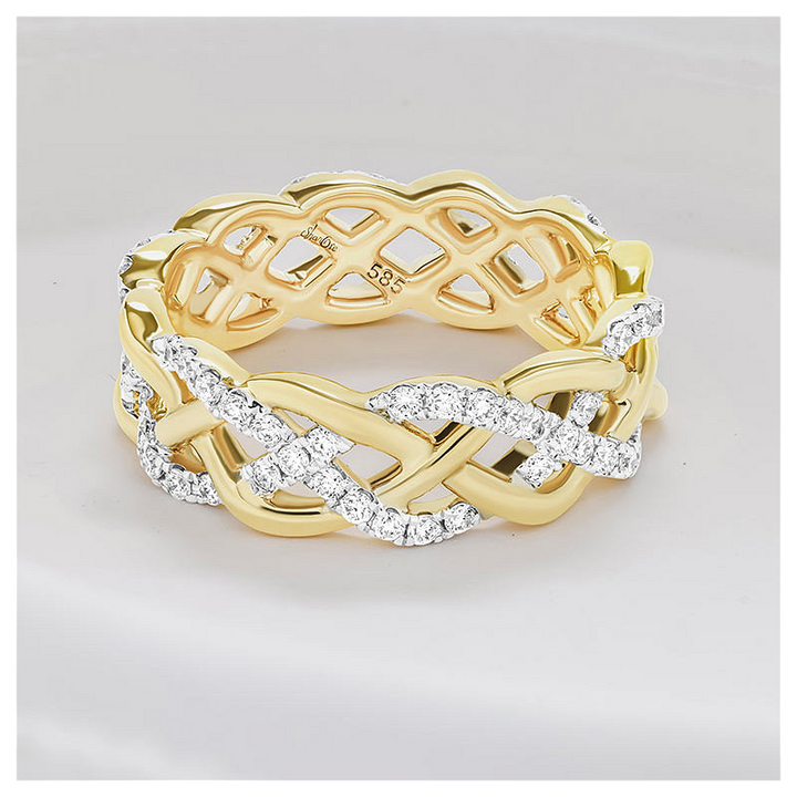 14kt Yellow Gold Lab Diamond C