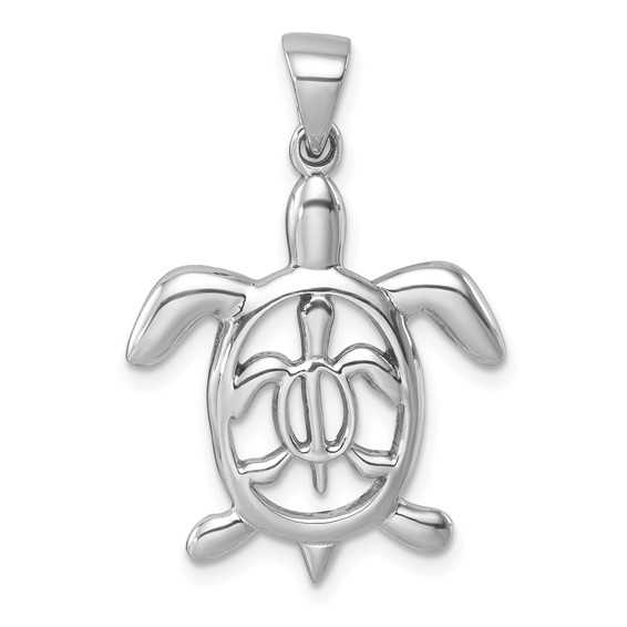 SS TURTLE CUT OUT PEND