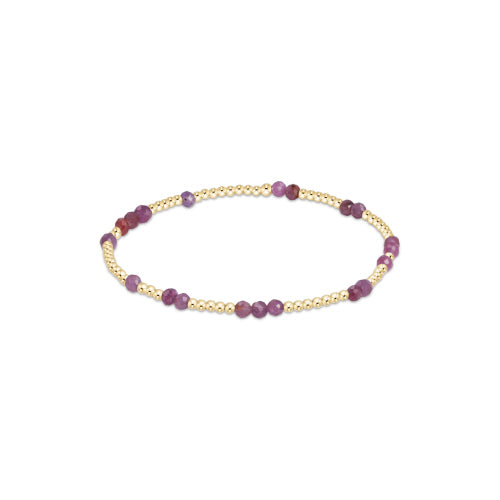 enewton - Hope Unwritten Ruby & Gold-Filled Bracelet (Standard 6.25")