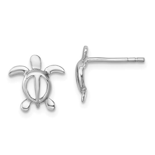 Sterling Silver Rhodium-Plated