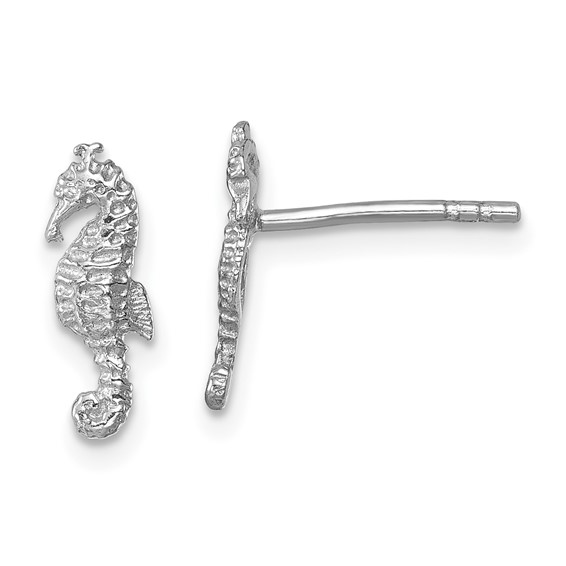 Sterling Silver Rhodium-Plated
