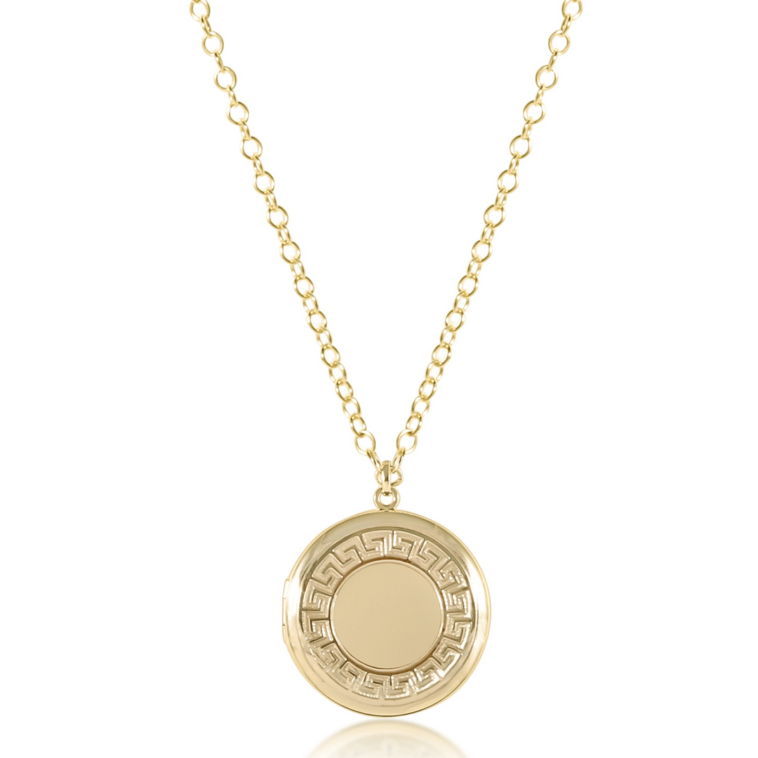 enewton - 14k gold-filled - Cherish - Medium Locket Necklace 18"