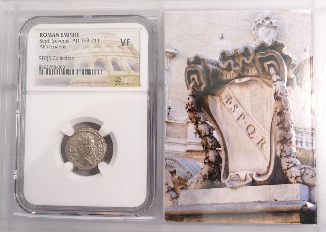 ROMAN EMPIRE 193-211 AD AR DENARIUS