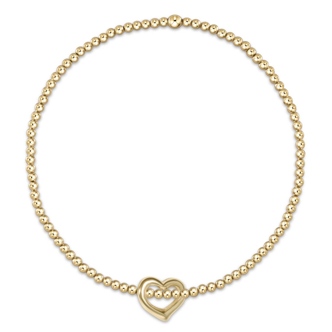 enewton - Classic Bead Bracelet 2mm Love Gold-Filled Bracelet (E-Girl 5.5")