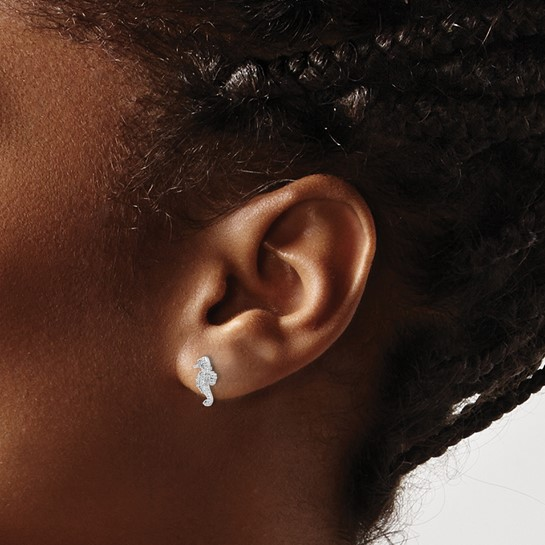 Sterling Silver Rhodium-Plated