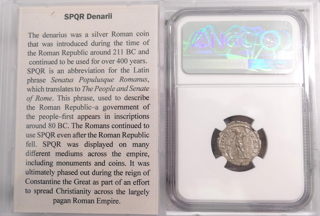 ROMAN EMPIRE 193-211 AD AR DENARIUS